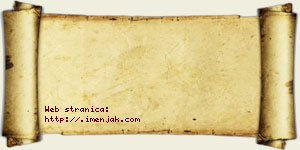 Tijana Videnović vizit kartica